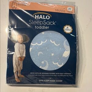 Halo Blue Sleep Sacks Pajamas Celestial Design-2T